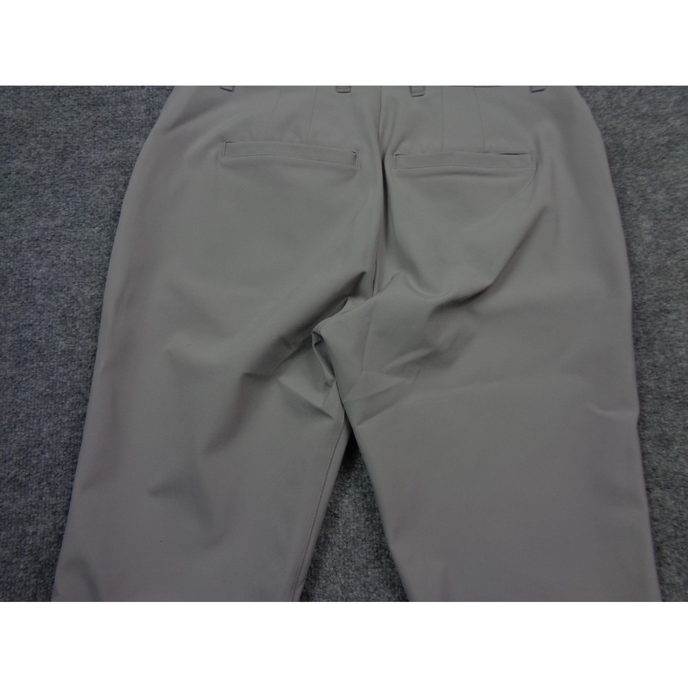 State & Liberty Tech Pants Mens 33x31 Light Grey 4 Way Stretch Nylon Performance - Picture 9 of 13